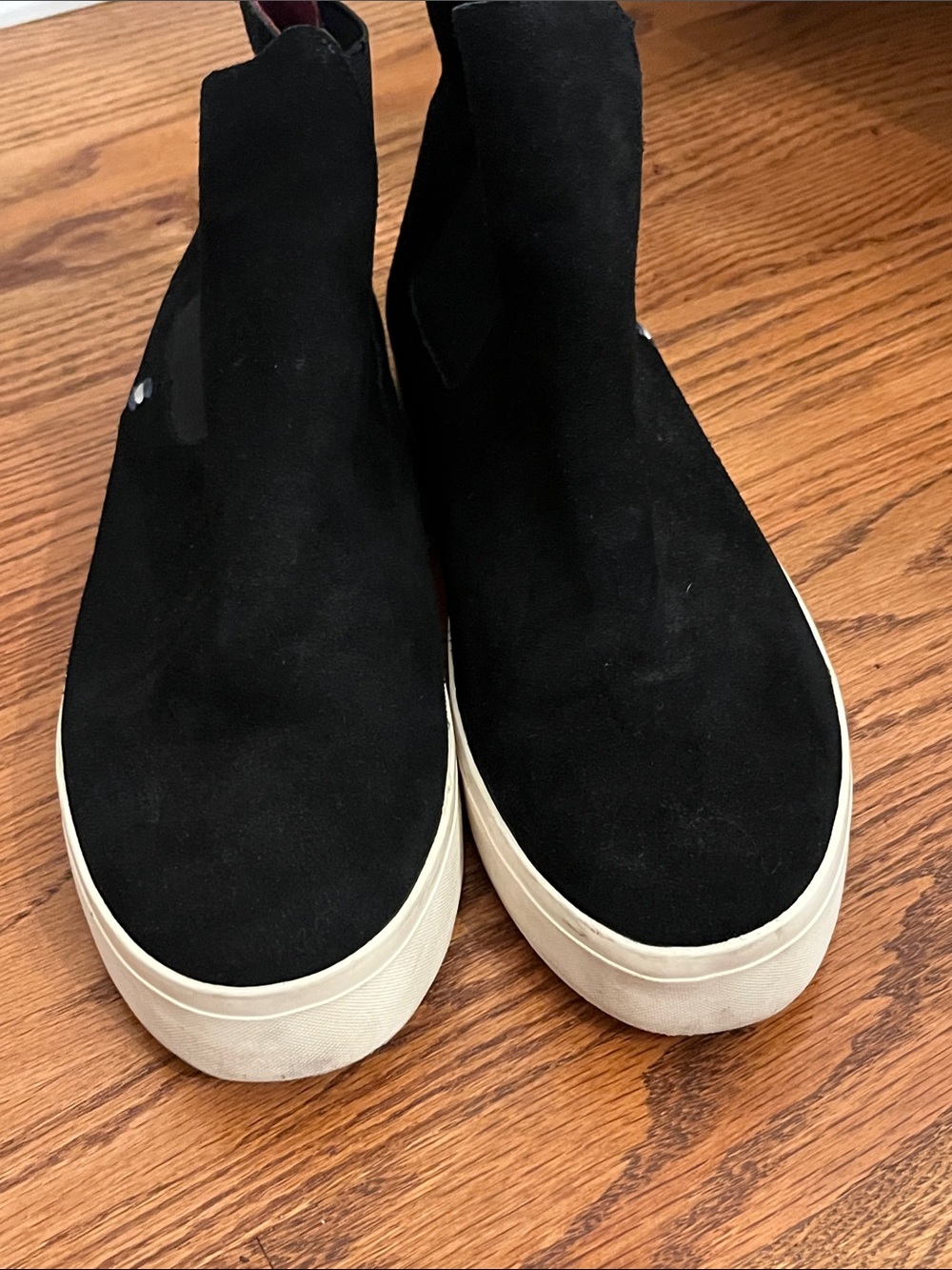 Marc O'Polo high-top black suede Chelsea hybrid sneaker boots